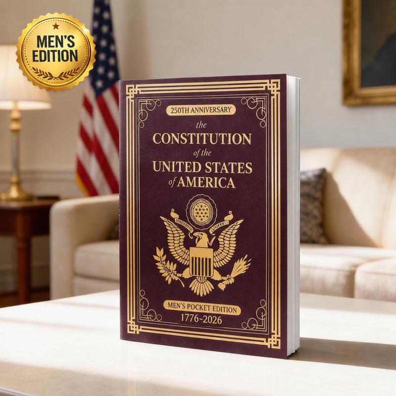 250th Anniversary U.S. Constitution Pocket Edition (1776–2026) – Dark Burgundy with Bill of Rights