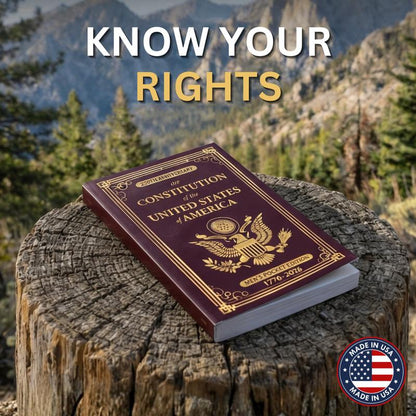 250th Anniversary U.S. Constitution Pocket Edition (1776–2026) – Dark Burgundy with Bill of Rights