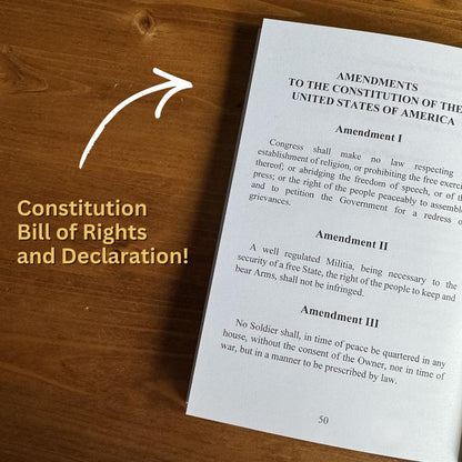 250th Anniversary U.S. Constitution Pocket Edition (1776–2026) – Dark Burgundy with Bill of Rights